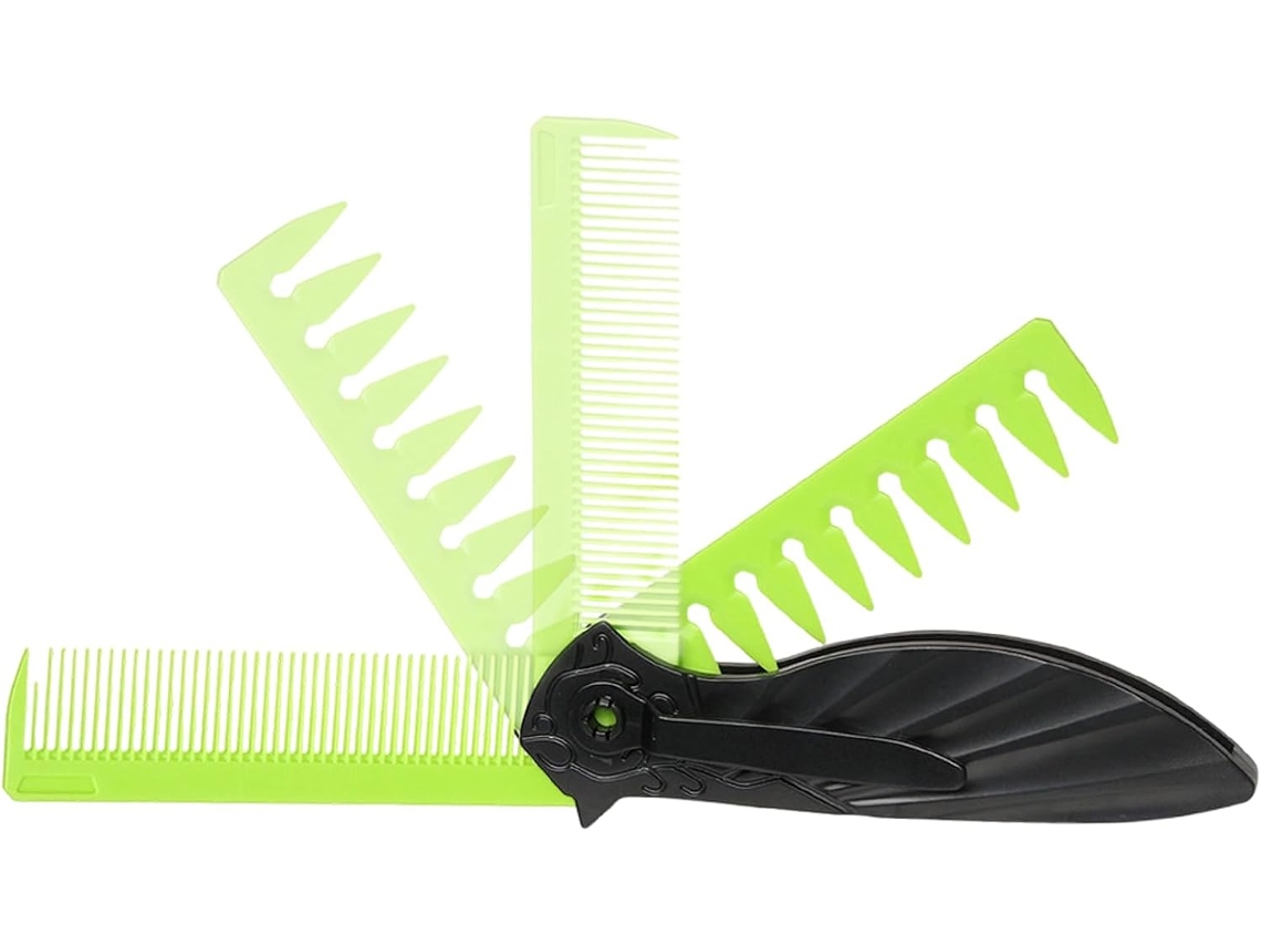 Pente Dobrável – Escova Para Pentear Cabelo, Pente De Bolso Compacto Para Homens E Mulheres, Ferramenta De Cuidados
