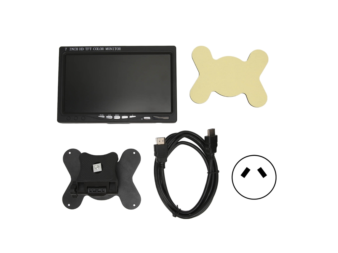 2026 monitor de Ré para Carro de 7 Polegadas Vga Av Hd