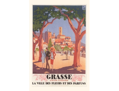 Livro Vintage Journal Grasse Travel Poster De Found Image Press (inglês)