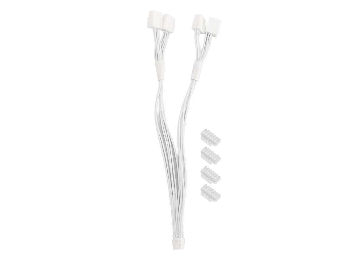 Aetheria cabo de Extensão Pcie 5.0 16pin Macho para 4x8pin (6+2) Fêmea com Mangueira 14in para Rtx 3090 Ti 4070 4080 4090 (12+4)