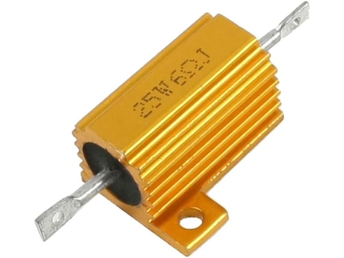 Resistores de 25w% 6 Ohm com Revestimento Alumínio e Acabamento Dourado CHABERLU