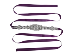 Cinto elegante de strass para vestido de noiva, acessórios para noiva e madrinhas.