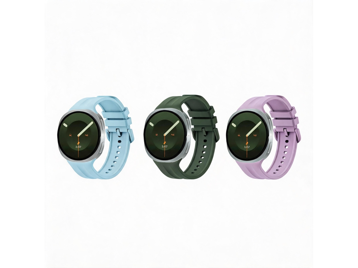 Pulseira de silicone para Samsung Galaxy Watch 9 40/44mm (3 núcleos)