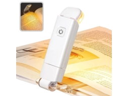 Mini Luminária De Leitura Led Recarregável Via Usb Com Função De Proteção Ocular E Brilho Ajustável.