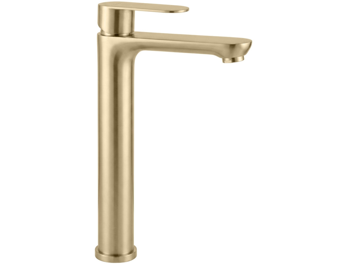 Grifo de Lavabo REA Logan Brush Gold High 11,5 X 20 X 29,5 Cm