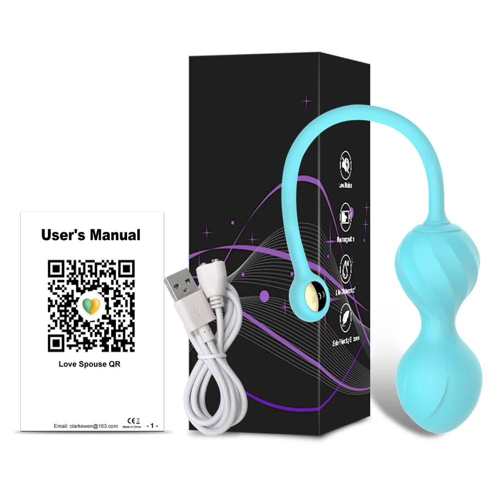 (azul) Vibrador Controlado Por Aplicativo, Vibrador Para Ponto G, Bola De Massagem Vaginal Feminina, Vestível, Brinquedo Sexual Adulto