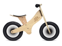 Bicicleta De Equilíbrio Infantil Clássica De Madeira A Partir De 2 Anos Madeira Natural Kinderfeets