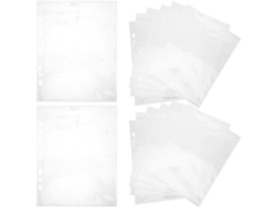 Protetores De Fotos Transparentes 30 Folhas, 10x15 Cm, Pastas A5, Com Bolsos Laterais E Furos Receitas Fotos