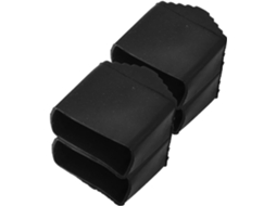 Capas De Base Para Postes Em Pvc Preto,s Às Intempéries, Fáceis De Instalar, Ideais Para Pátios E Escadas, Pacote Com 4