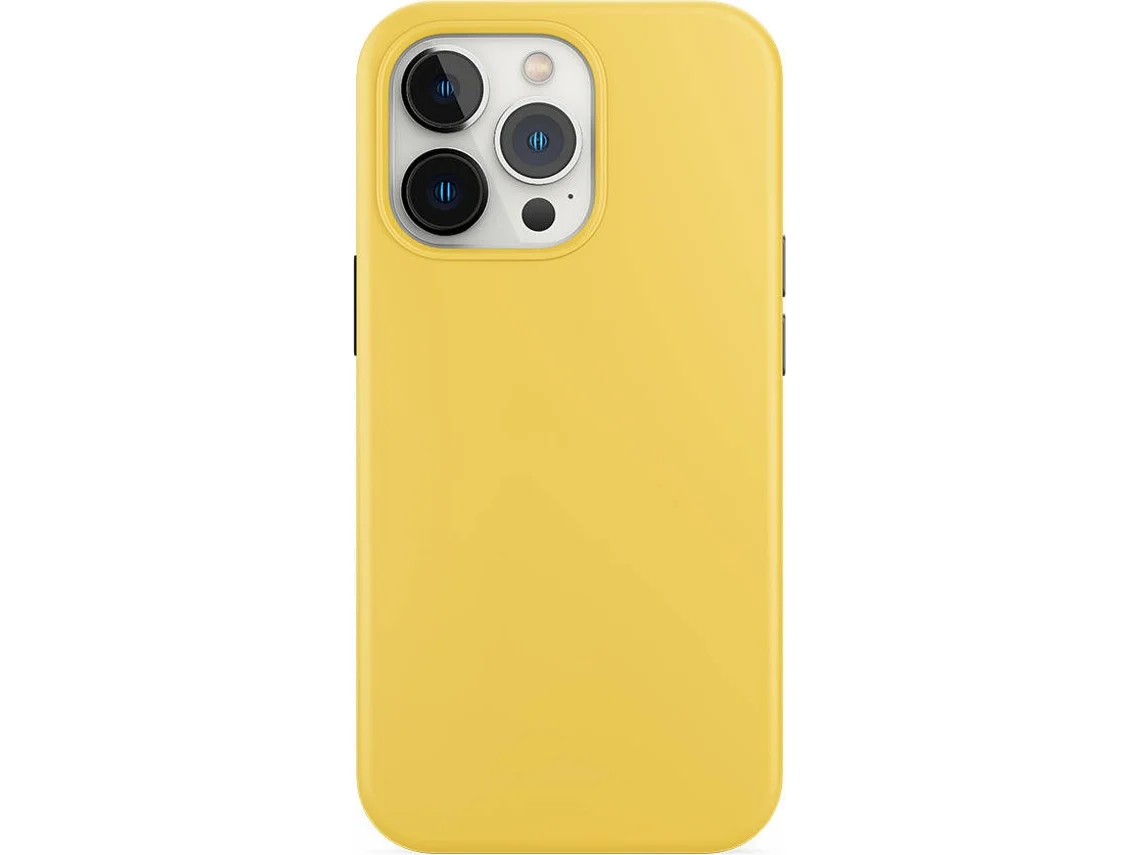 Capa JUST IN CASE  Monocolor iPhone 14 Plus (Amarelo)