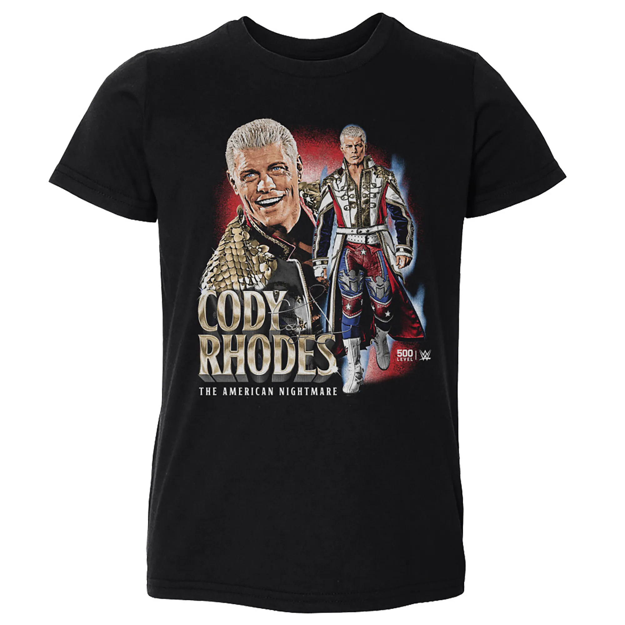 T-shirt Rockinstone Wwe Fans Black Cody Rhodes American Nightmare Vintage T-shirt Unisex Adults-xxl