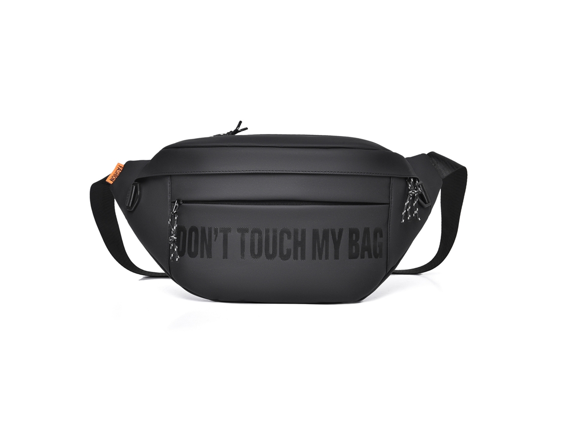(preta) Bolsa Transversal Masculina Estilo Uniforme De Trabalho, Bolsa Para Ciclismo, Bolsa De Cintura Multifuncional