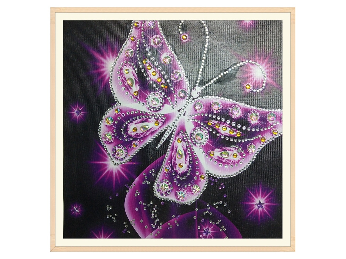 Pintura De Diamante Tridimensional 5d (série Borboleta E Pavão, Decoração Artesanal Diy)