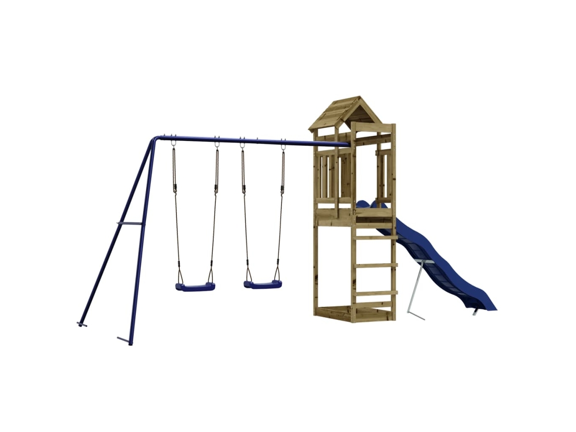 Outdoor Playset, Outdoor Playsets Vidaxl Marrom Madeira De Pinho Impregnada (n/a)