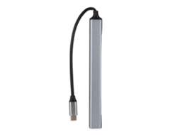 Hub Usb-c 7 Em 1 Com Porta Usb 3.0 E 6 Portas 2.0 De 5 Gbps. Estação