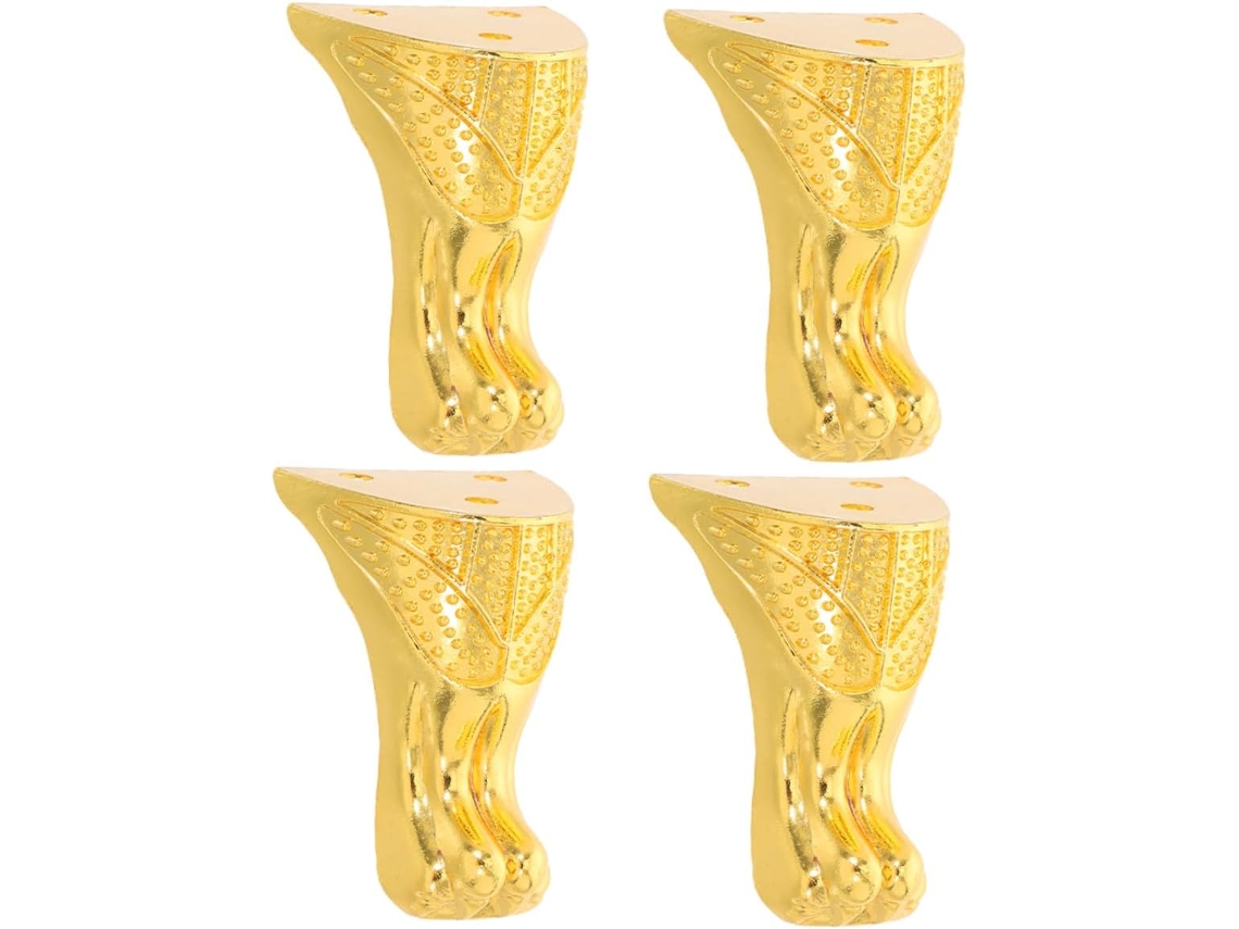 Shineofi Conjunto De 4-protetores Canto Para Pés Móveis Retrô, Ideais Para Caixas De Joias Decorativas E Armários