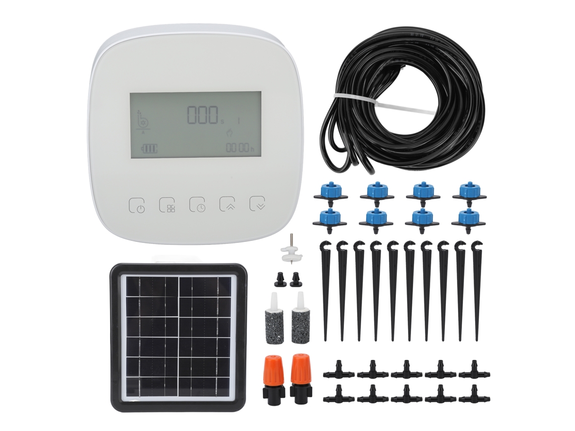 Sistema De Irrigação Automática Solar Programável Com Tuya Wifi