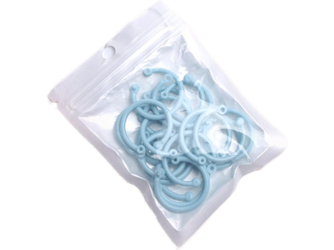 Argolas para Amarrar Folhas Avulsas, Ideais para Livros Flexíveis, Arquivos, Chaves e Cadernos, Seja Para Não Uso