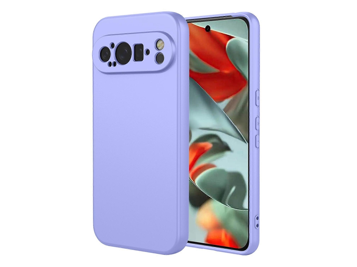 Capa Protetora Tkdaddy Para Google Pixel 9 Pro Em Tpu Macio E À Prova De Choque, Roxa