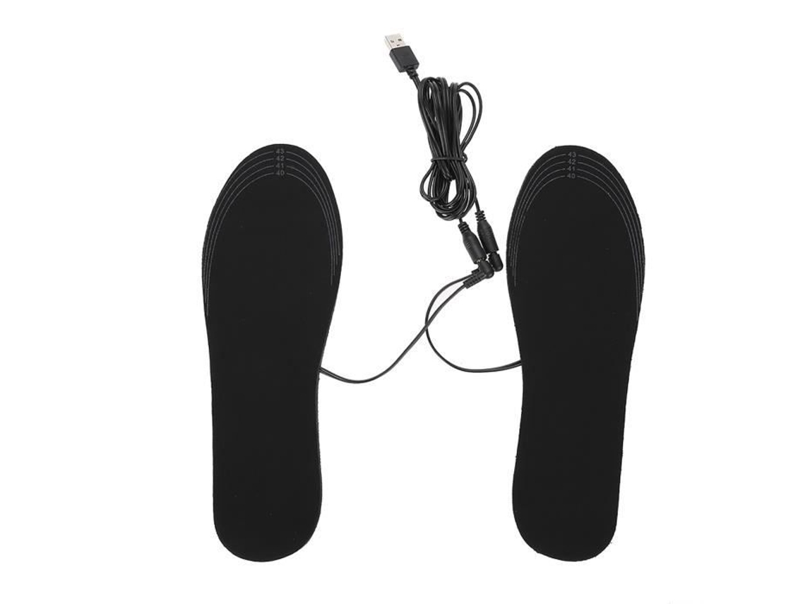 Palmilhas Aquecidas VINGVO Usb Duo Fibra Elástica Eva 40-44 Aquecimento Rápido e Confortável