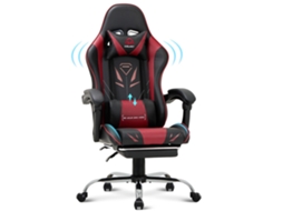 Smartue Cadeira Gaming – Cadeira Ergonómica Para Computador Com Apoio Para Os Pés, Apoio Lombar, Apoio De Cabeça, Função De Rotação De 360° E Encosto