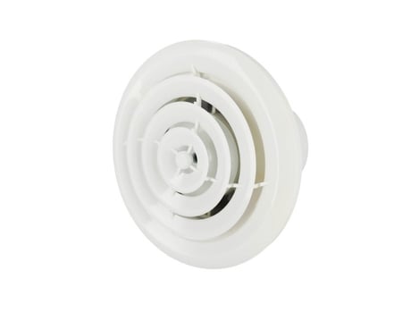 Extrator De Ar Simples Fluxo Redondo Airymax 4 100 Mm Branco | 502.200.100 | Horoz