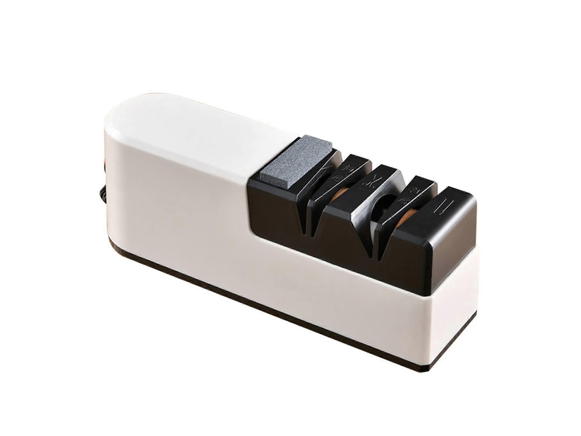 Afiador De Facas Elétrico Recarregável Via Usb Com Motor Potente Para Uso Rápido Na Cozinha Doméstica.