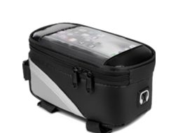 Bolsa De Guidão Para Bicicleta , Bolsa De Guidão De Bicicleta Prática Slowmoose (cinza)