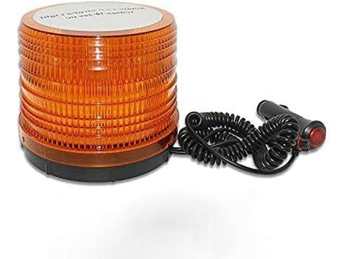 Sinalizador Estroboscópico Riloer 10-30v Dc 9w 72 Leds, Luz De Sinalização Âmbar Intermitente, À Prova D Água, Universal