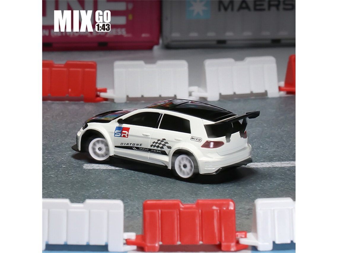 Carro Branco Apenasdiatone Snt Mix Go Series Mg051 1/43 2.4g 4wd Micro Drift Rc Giroscópio Luz Led Competição Mini On road Brinquedo MDUG