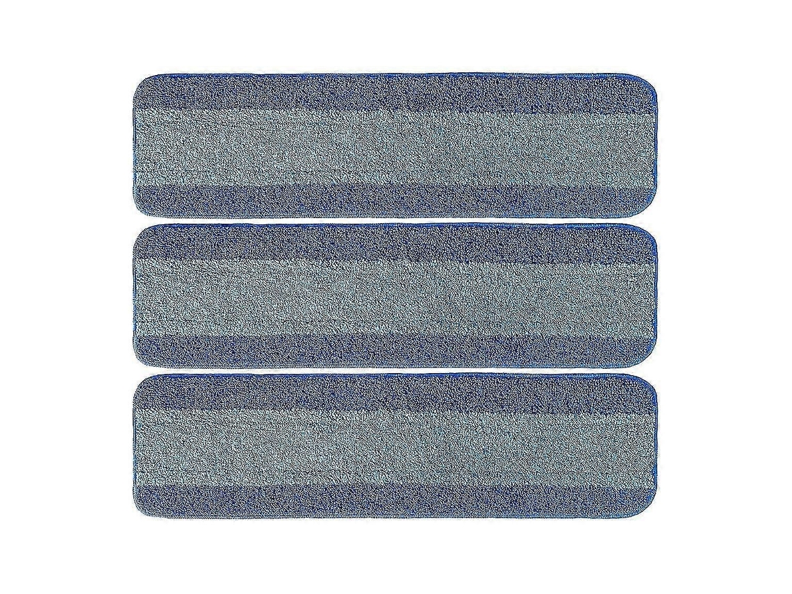 3 Pacotes Capas De Microfibra Compatíveis Com Mop Para Limpeza De Pisos De Madeira