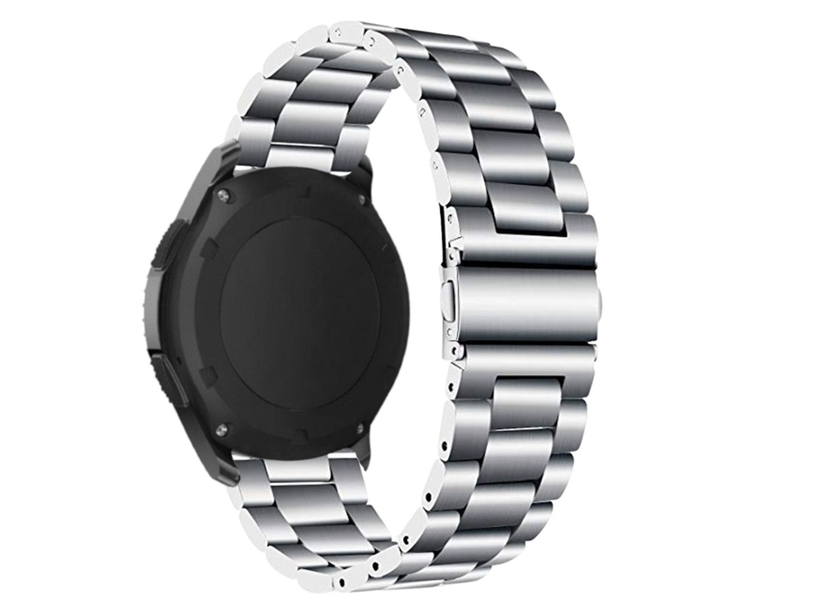 Bracelete Aço Ajustável para Garmin Forerunner 245 Silver