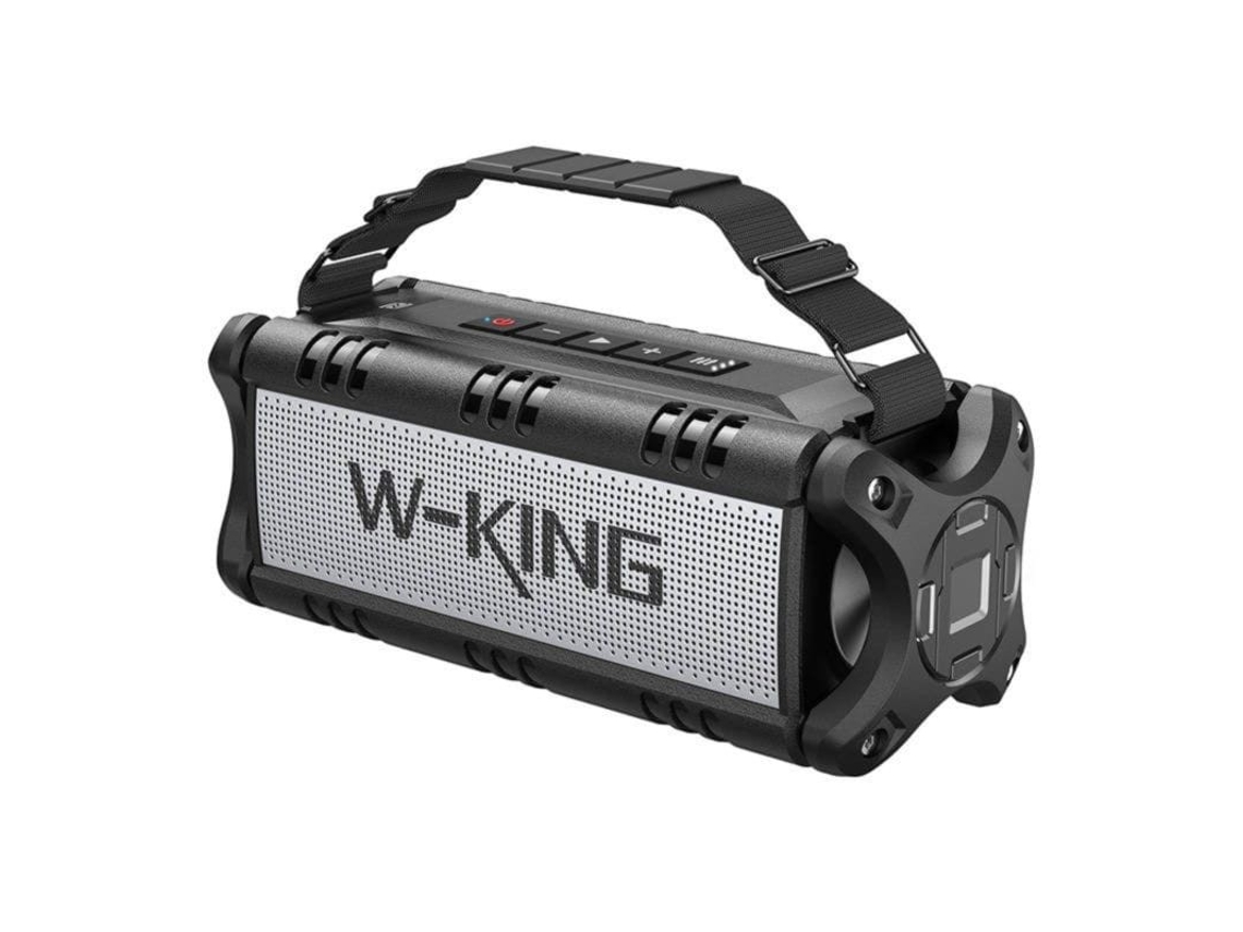W-KING D8 50W Bluetooth 5.0 Preto Coluna Sem Fios