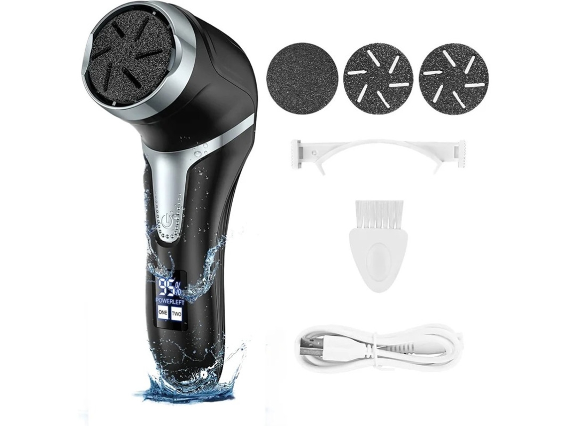 Aspirador de pés com visor LCD digital, lixa elétrica para pedicure, ideal para remover pele morta e calosidades antigas. Yizhood