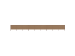 Wind Screen, Wind Screens Vidaxl Cinzento-acastanhado Tecido (1200 X 120 Cm)