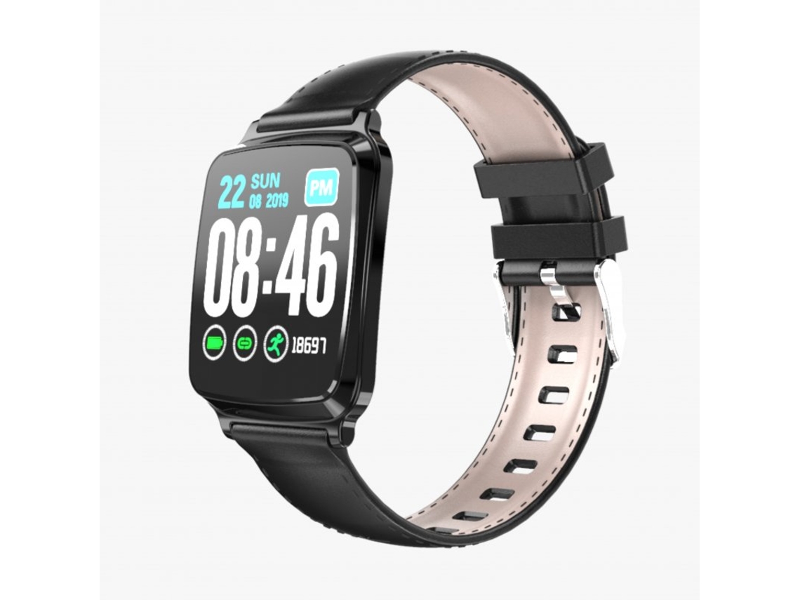 Smartwatch Ultrafino Fashion M8 Rastreador Fitness Ip67 À Prova D'Água Pressão Arterial Chamada Lembrete Bluetooth Smart Ios Preto