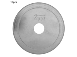 10 Peças Disco De Corte Diamante Ultra Fino 100mm Lâmina De Serra Para Jade Vidro (100*20*0.3mm)