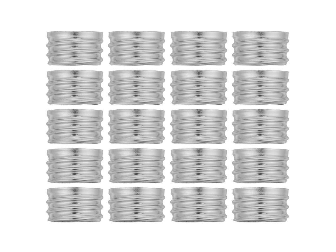 Conjunto De 20 Adaptadores De Soquete E40 Para E27, Anel Prateado | Instalação
