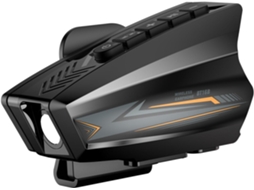 Casque De Moto Bt Étanche Com Lâmpada De Bolso