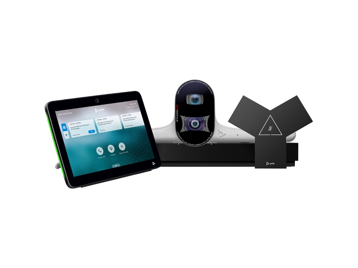 Auriculares POLY 92L53AA#ABB (Preto - Ethernet LAN)