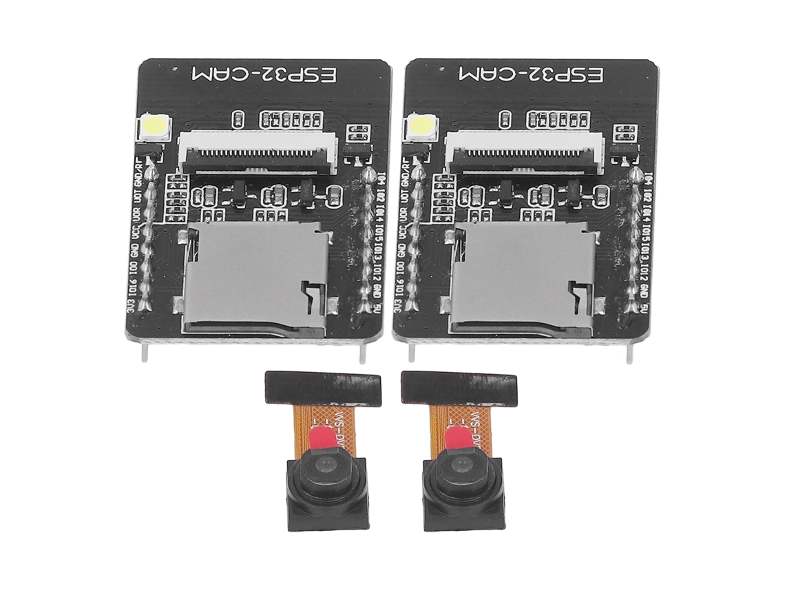 Módulo De Desenvolvimento Esp32 Cam: Placa Com Câmera Wifi E Bluetooth 2 Em 1 (2 Unidades)
