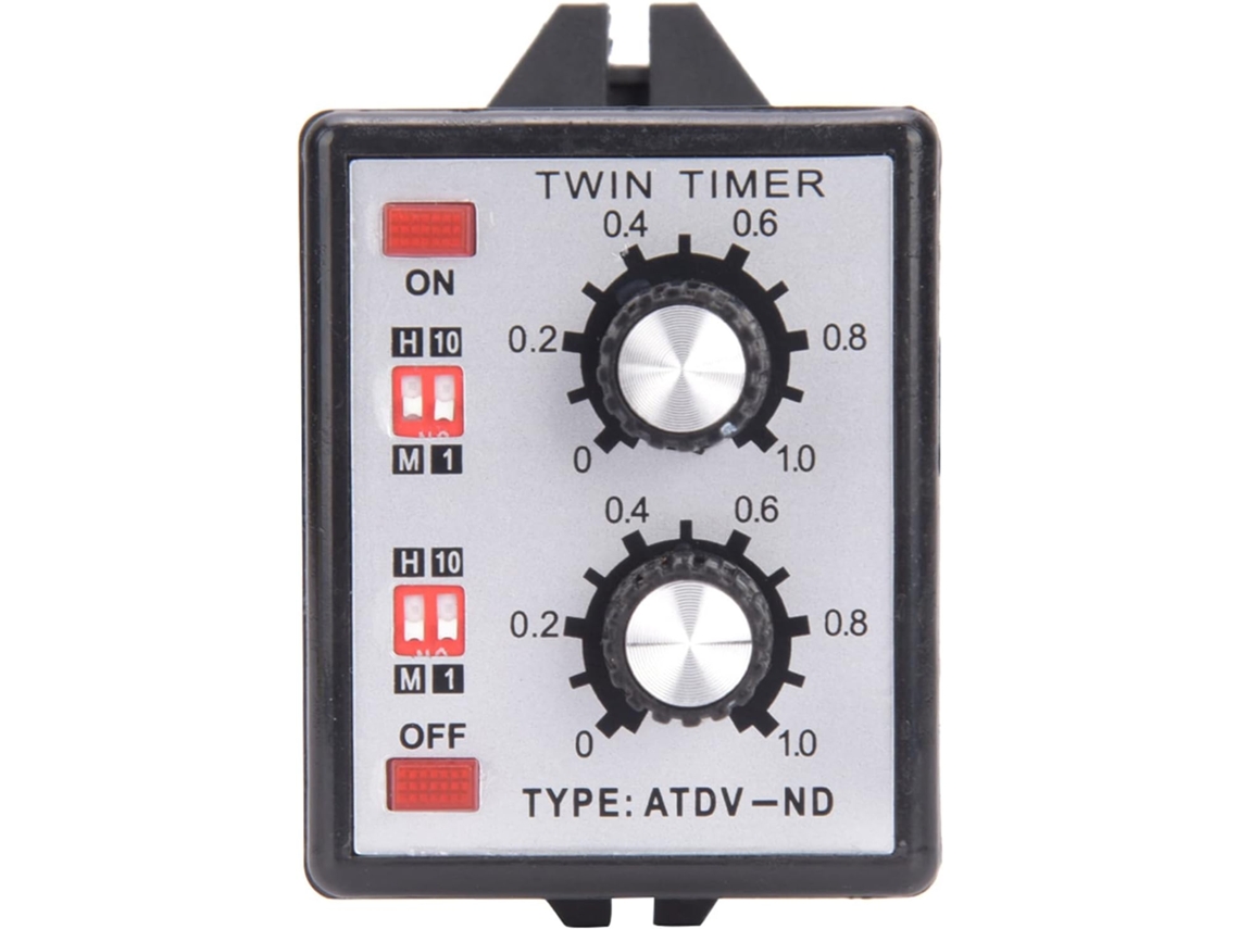 Relé Temporizador Com Controle Por Botão Duplo Liga Ac110v 220v 1 Peça
