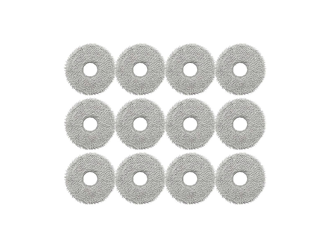 12 Peas De Reposio Para Esfrego De Cho Para Aspirador De P Rob Deebot X2 / X2 Pro / Dex86, Pano De Esfrego Lavvel Yunzii