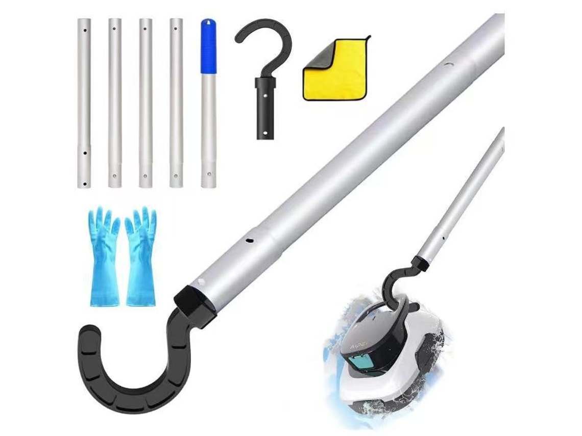 Ganchos para Robô de Piscina com Haste Telescópica de 185 Cm para Aiper HENTEN HOME