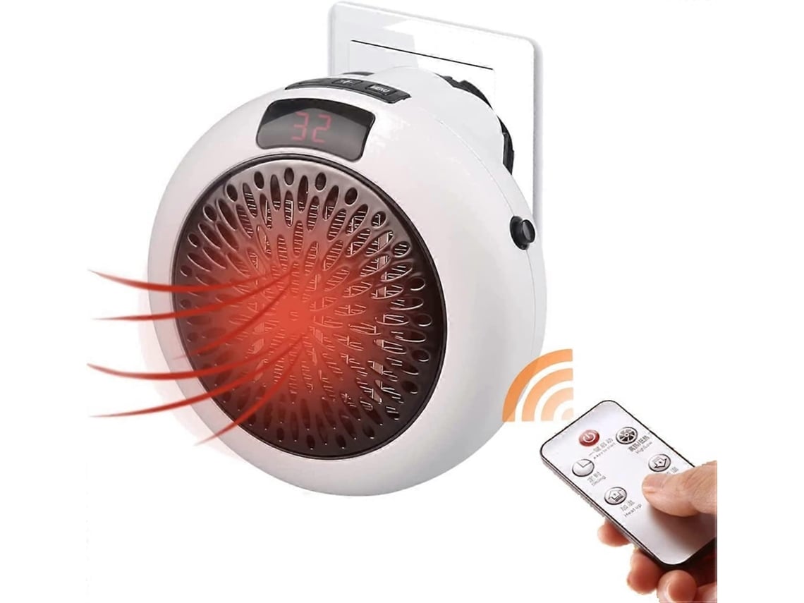 Aquecedor Elétrico Smart Space, Aquecedor De Elemento Elétrico Para Tomada De Parede D Slowmoose
