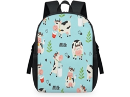 Mochila Tropicallife com Estampa de Vaca Fofa para Crianças 32 5 X 15 X 44 9 Cm Tecido de Malha Estampa de Vac S/MARCA