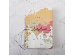 Capa De Passaporte Viagem Personalizada Slim World Map Ace