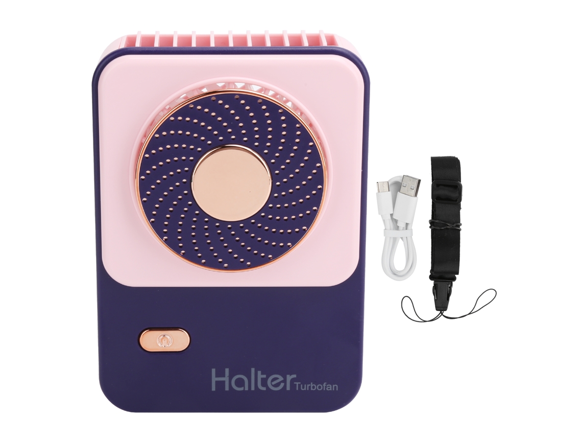 Ventilador portátil de pescoço USB, mini ventilador de resfriamento para esportes, viagens, atividades ao ar livre CHABERLU