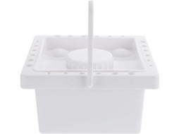 Bandeja De Mistura Portátil De Plástico Branco Para Limpeza De Pincéis De Pintura