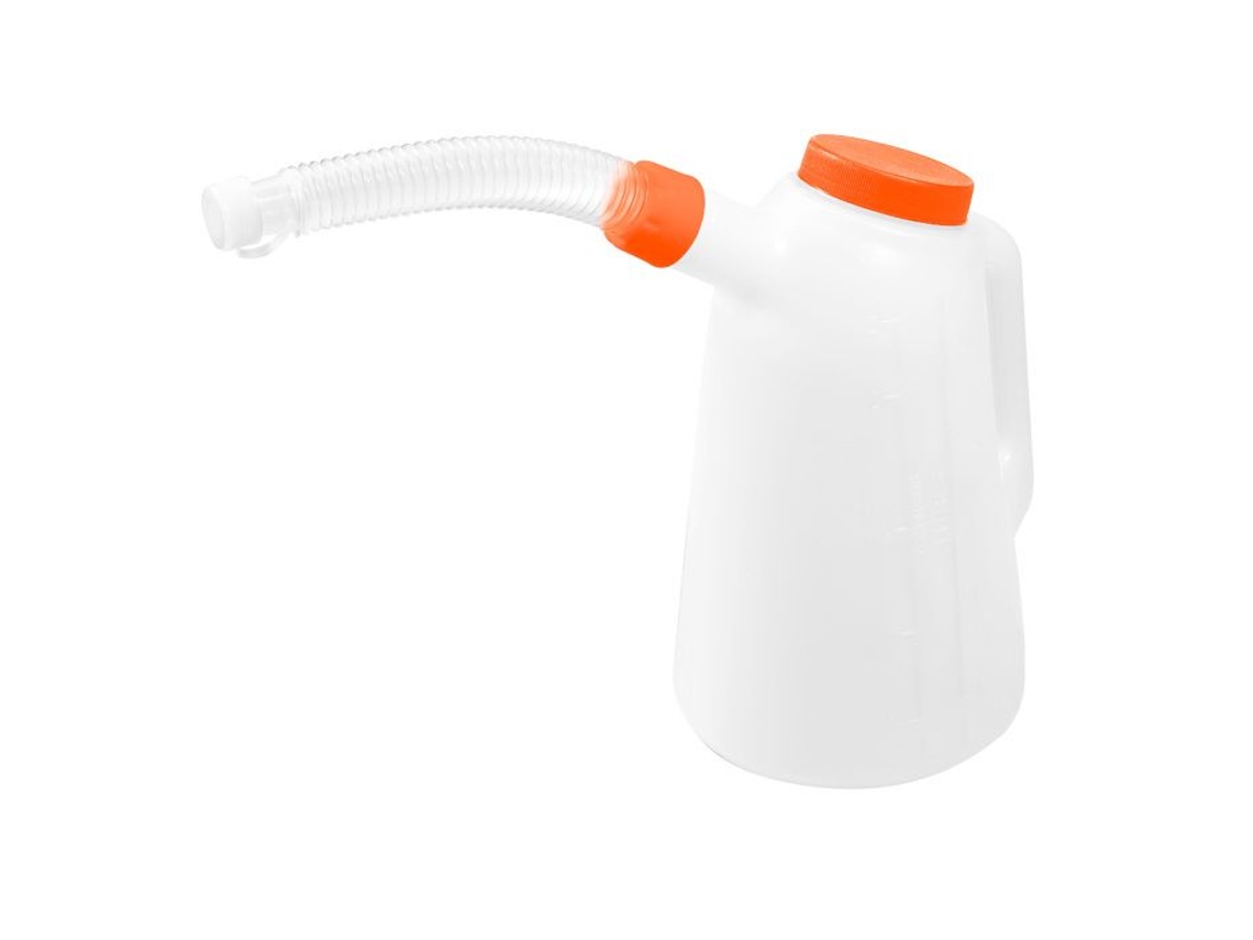 Recipiente Para Ferramentas - 5l - Laranja - Pe Resistente - Bico Flexível, Para Uso Em Jardinagem Doméstica, Manutenção E Trabalhos Exteriores